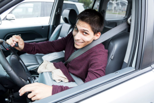 Capital Support Man in vehicle modified car