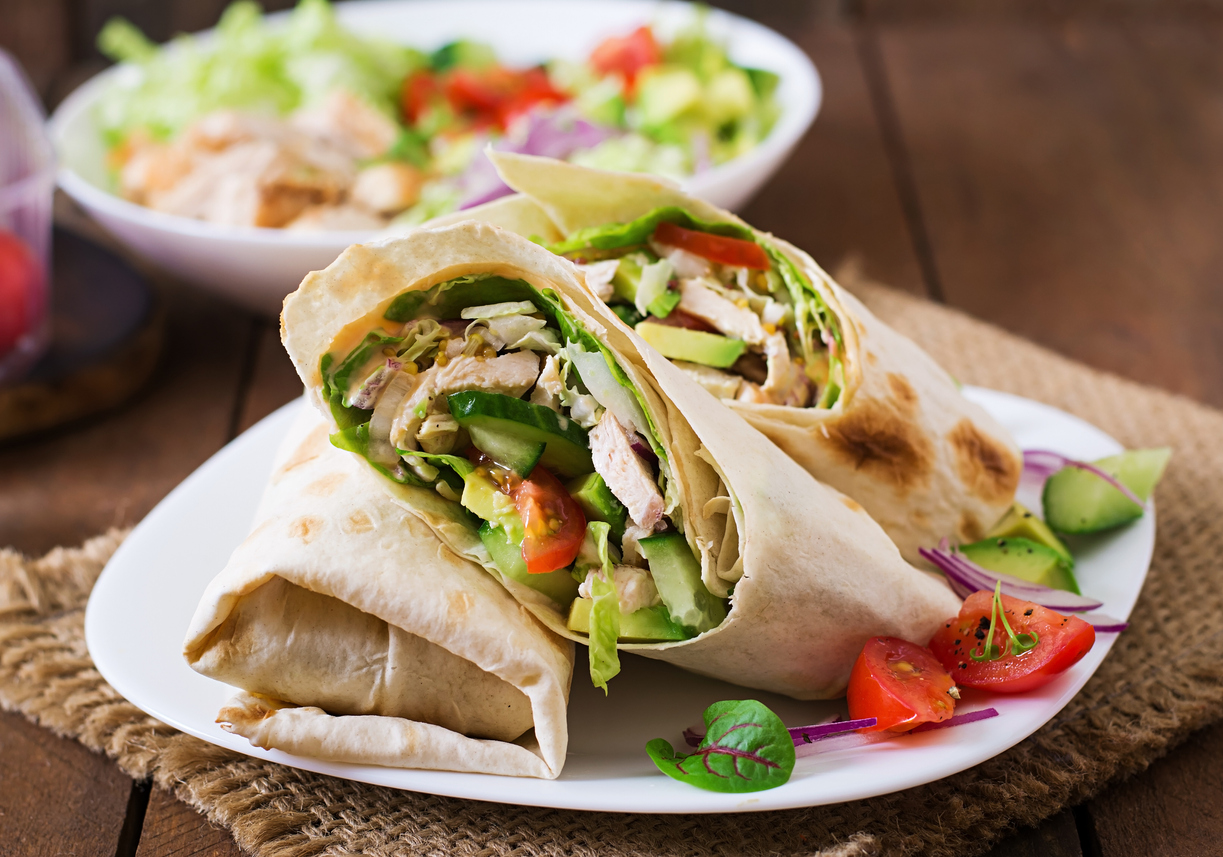 chicken wrap healthy