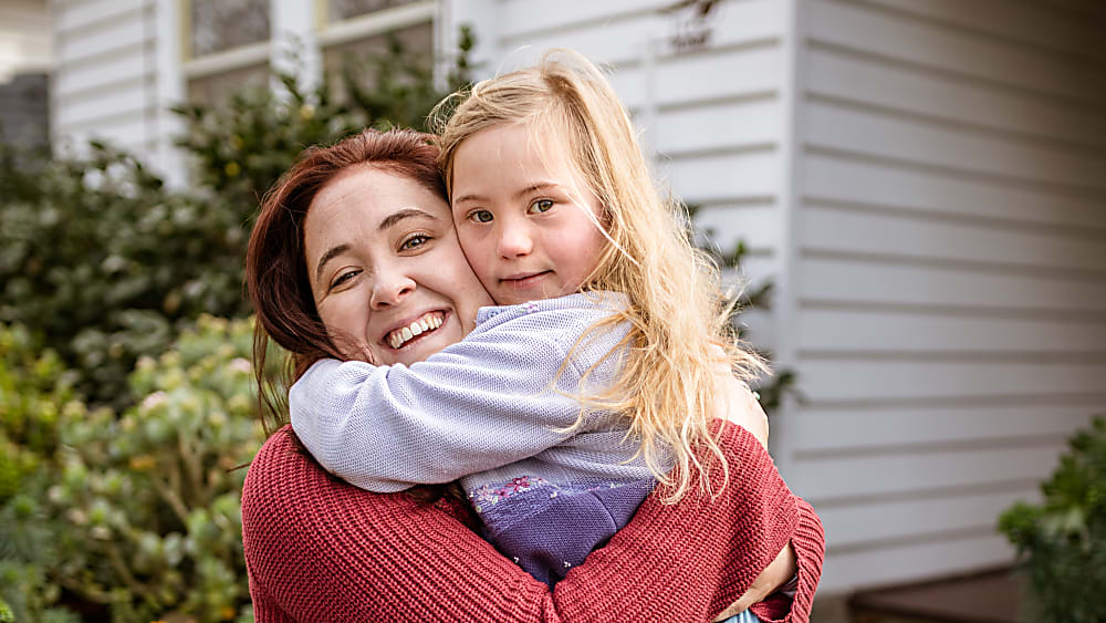 Mother and daughter