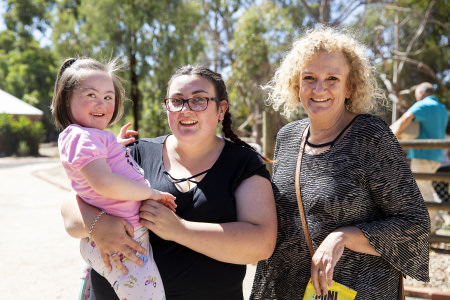 Disability Support Worker Delivering Groceries