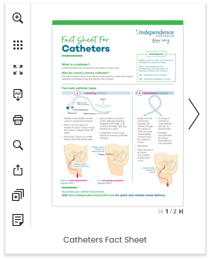 Catheters Fact Sheet