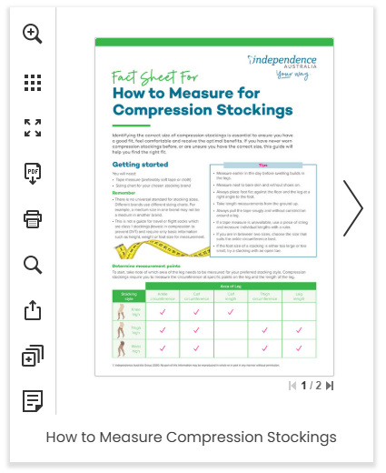 How to Measure Compression Stockings